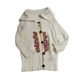 Free People Floral Sweater